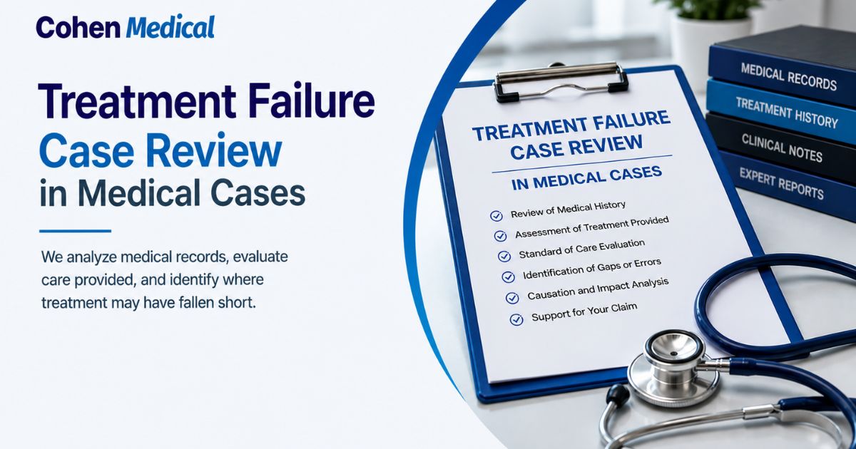 Treatment failure case review